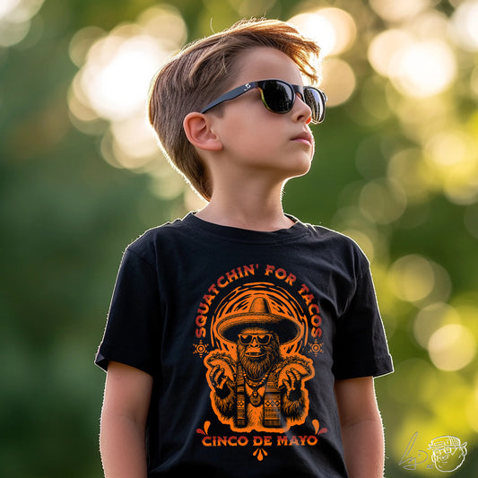 Squatchin' For Tacos - Kids Heavy Cotton™ Tee