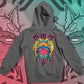 Risky Roads Unisex Heavy Blend™ Hooded Sweatshirt front and back